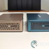 Left side view of the GEEKOM A5 (left) and Mini IT13 Mini PCs