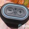 The buttons on the top of the Monster DNA Max portable Bluetooth speaker with wireless charging