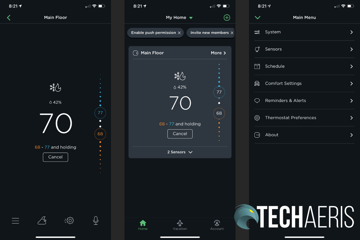 ecobee SmartThermostat app