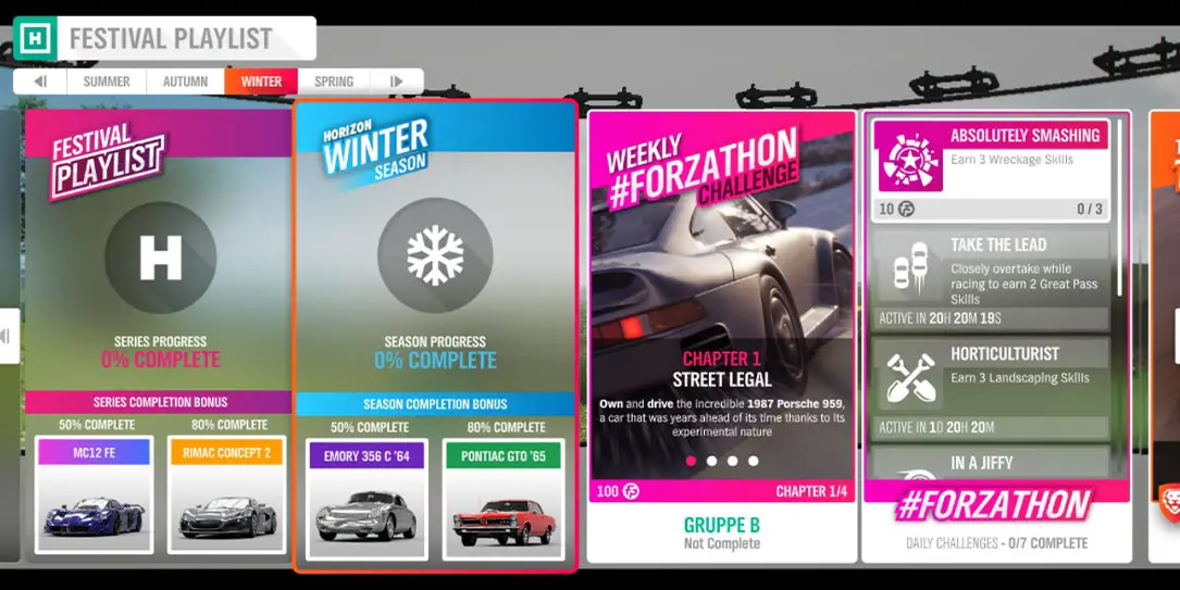 Forza Horizon 4 #Forzathon January 30-February 6