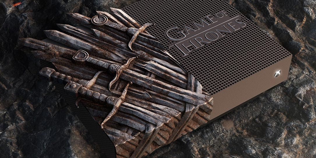 Custom Game of Thrones Iron Throne-themed Xbox One S