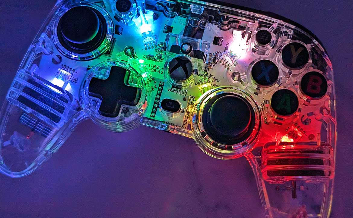 The NACON Pro Compact Colorlight Controller for Xbox