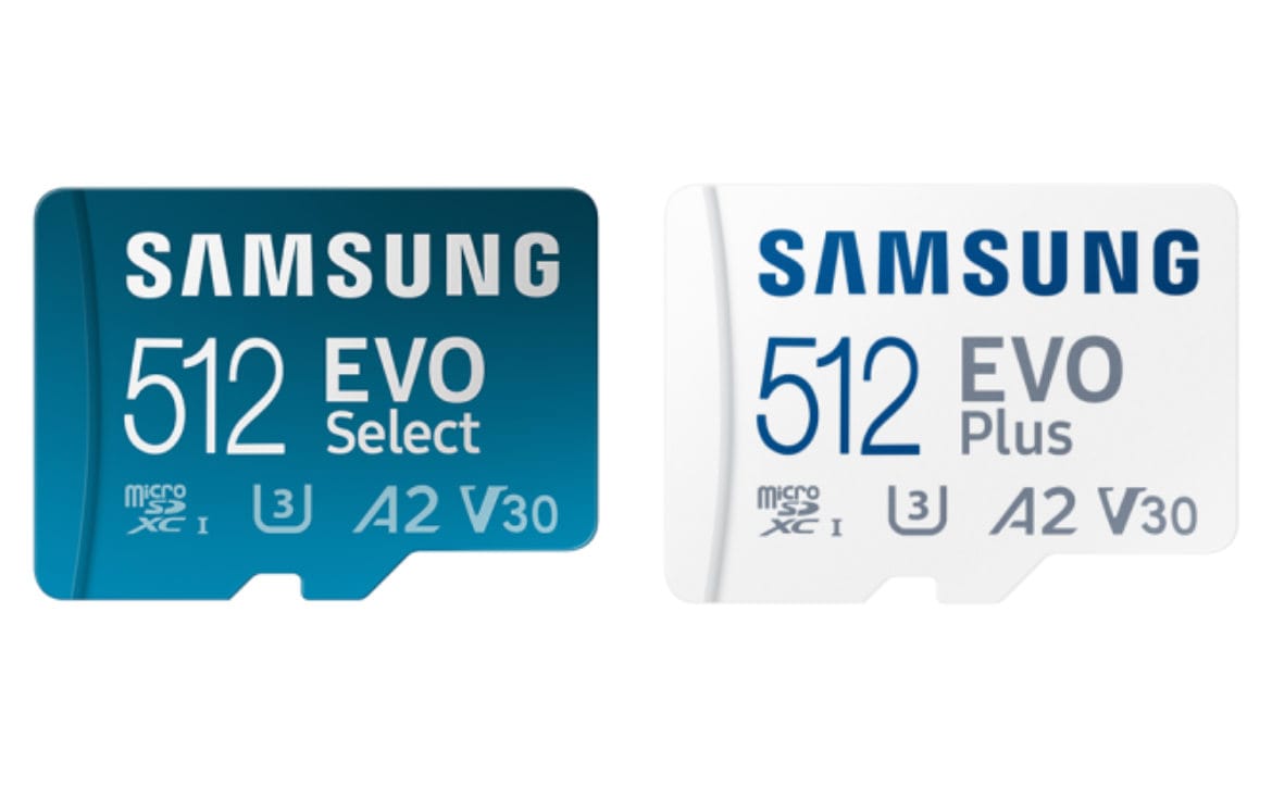 New EVO Select and EVO Plus microSD cards from Samsung announced