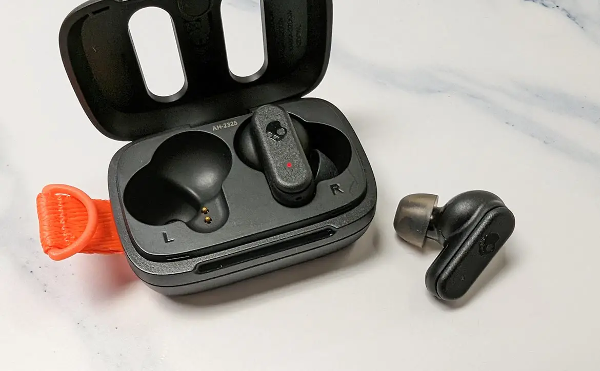 The Skullcandy Dime 3 true wireless earbuds